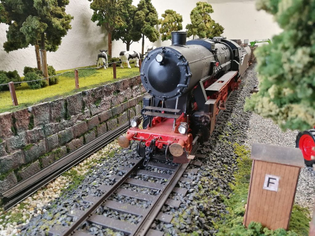 1:32 Anlage mit Feldbahn