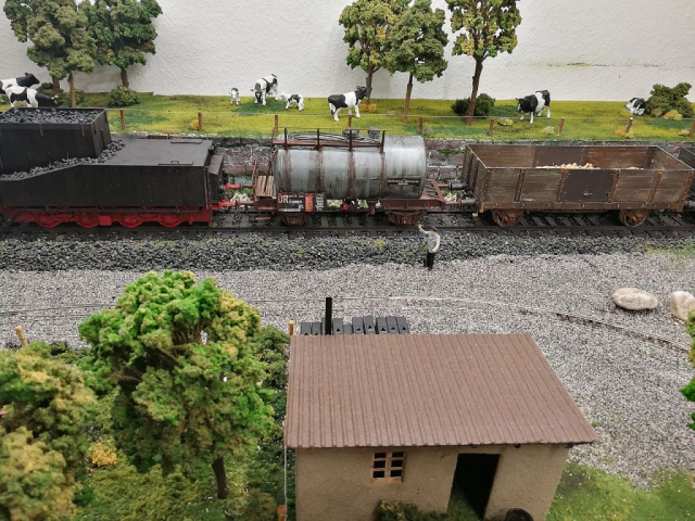 1:32 Anlage mit Feldbahn