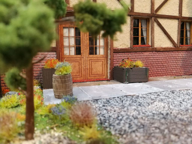 1:32 Anlage mit Feldbahn