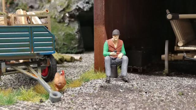 1:32 Anlage mit Feldbahn